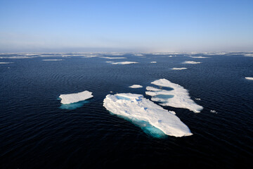 Pack ice north of Svalbard