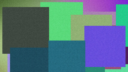 Vibrant Poster Design with Smooth Fluid Shapes and Grainy Gradient Noise Texture