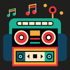 music player bar on black background