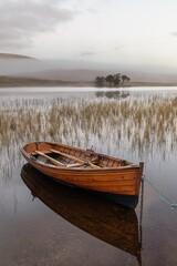 Fototapeta premium Boat at Loch Awe - Scotland