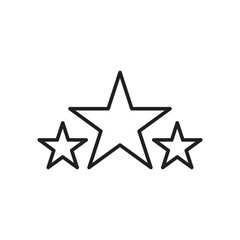 favorite stars simple icon design vector