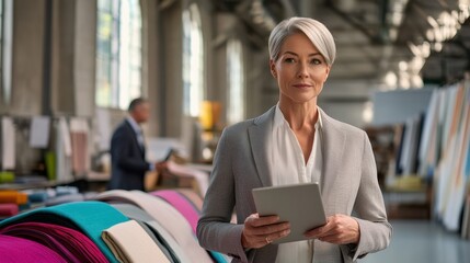The Businesswoman in Textile Industry