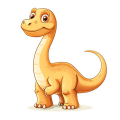 Fototapeta premium Cute Cartoon Dinosaur