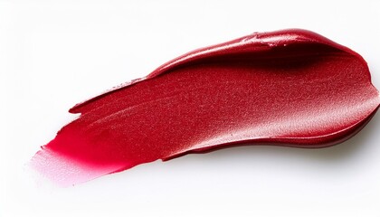 Red lipstick isolate isolate on White background