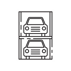 parking car icon design vector