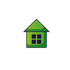 Home icon flat vector design