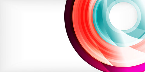 Circles, round elements, ring shapes premium background. Vector Illustration For Wallpaper, Banner, Background, Card, Book Illustration, landing page