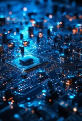 Obraz premium circuit, computer, board, 