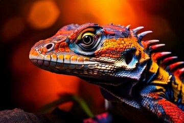 a hardy and friendly reptile with striking patterns showcasing t