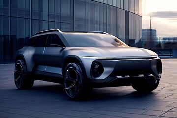 a large spacious suv powered by hydrogen fuel cells the design i