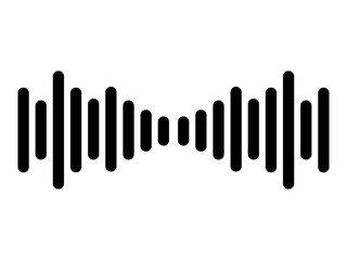 sound wave ilustration logo vector icon template