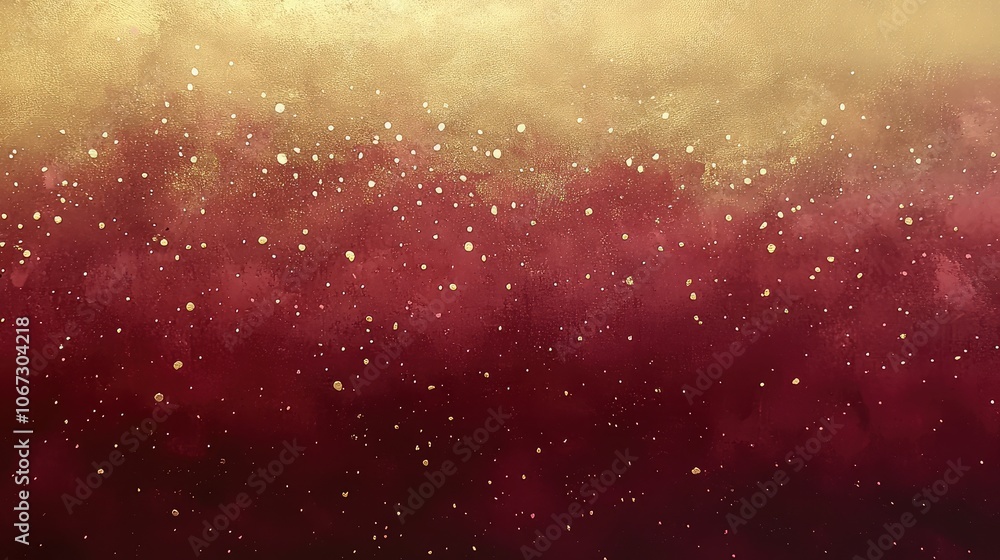 Poster golden to deep cranberry gradient with subtle light spots, creating a rich holiday-inspired backgrou