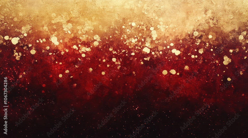 Poster golden to deep cranberry gradient with subtle light spots, creating a rich holiday-inspired backgrou