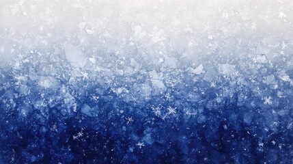 Obraz premium Subtle gradient from midnight blue to frosty white, with faint, glimmering snowflakes overlaying.