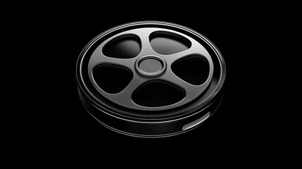 Iconic Film Reel for App Representation