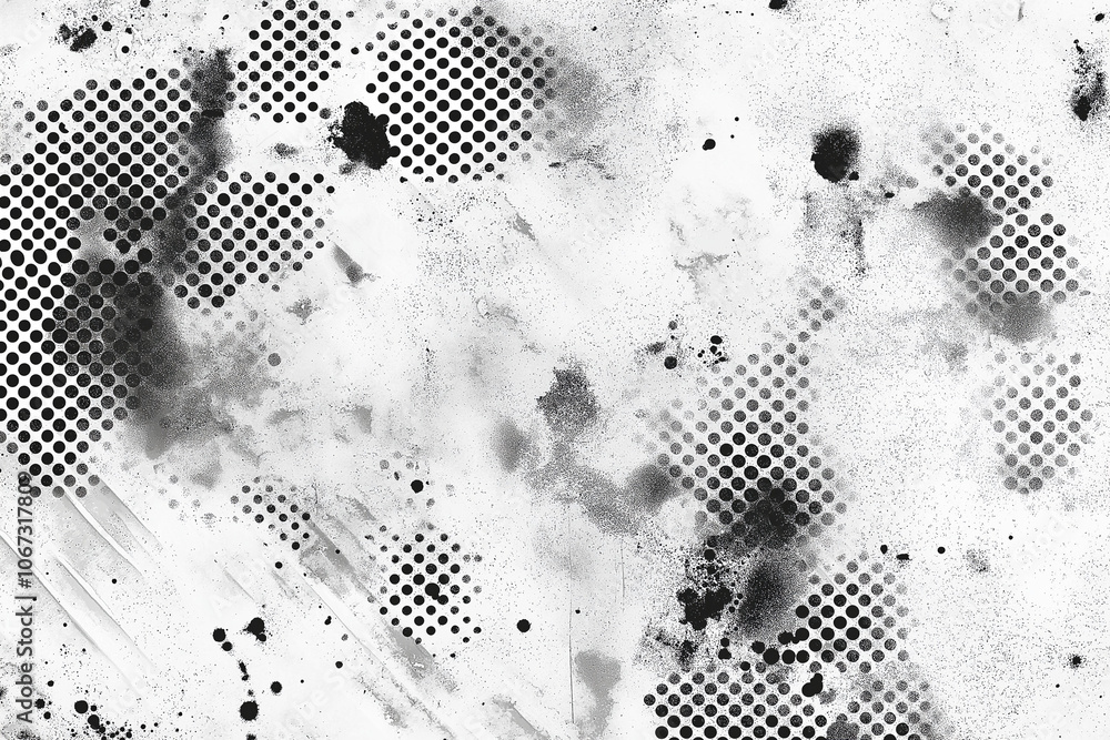 Poster subtle halftone vector texture overlay