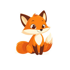 Obraz premium Cute Little Fox