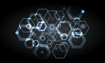 Soft Abstract Bokeh Background Banner with Light Effects