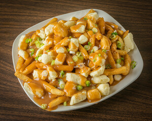 Poutine on plate