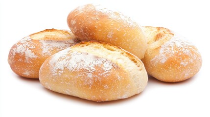 Close-up of freshly baked bread on a rustic table, warm light highlighting texture, representing home, comfort, and tradition