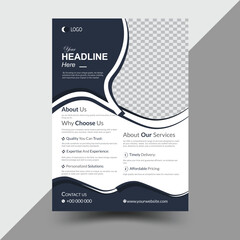 Modern and creative business flyer design 