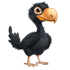 Obraz premium Cute Cartoon Dodo Bird
