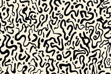 Small dot black and white pattern