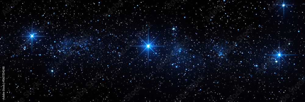 Poster countless stars shine brightly against the dark canvas of the night, creating a mesmerizing view of 