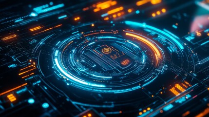 abstract technology concept background