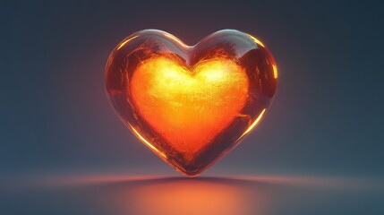 glowing heart valentine glow love person 