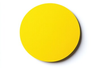 Yellow Circle Minimalist Design