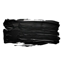Flat ink black paint brushstroke backgrounds white background splattered.