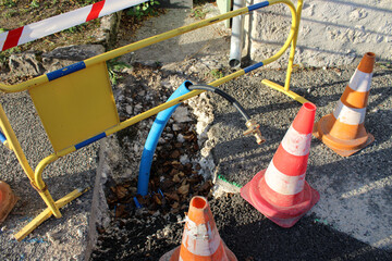 Modification du réseau d'eau