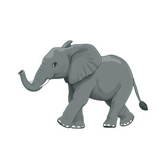 Obraz premium Adorable Elephant Illustration