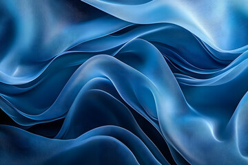 Obraz premium Abstract Background with Smooth Waves in Blue Tones blue backgrounds abstract.