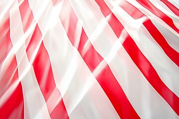 Obraz premium red and white fabric background