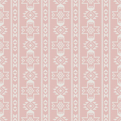 Modern Native American stripes pattern. Vector aztec southwestern boho geometric stripes seamless pattern. Aztec southwestern pattern use for fabric, textile, home decoration elements, upholstery, etc