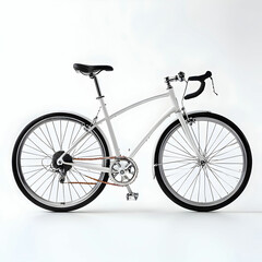 Fototapeta premium beautiful bicycle in white background