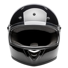 Fototapeta premium Motorcycle helmet on a white isolated background transparent