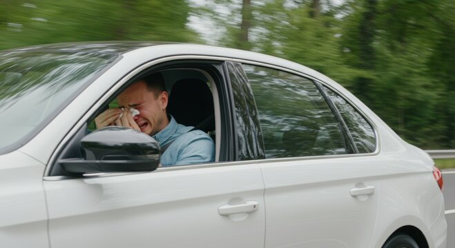 Man Crying In Car Images – Browse 2,063 Stock Photos, Vectors, and ...
