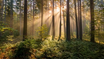 Obraz premium Explore the role of sunlight in creating vibrant ecosystems. 