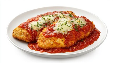 chicken parmesan with marinara sauce