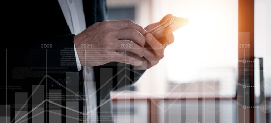 searching icon by person by mobile phone for business information and communication with customer and project team and searching to access to data analysis and search job send resume for another job