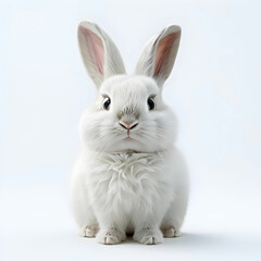 Obraz premium bunny in white background