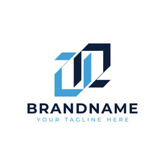 Letter AE or U2 Ambigram Logo, suitable for any business with AE EA 2U or U2 initials