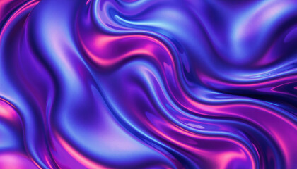 Obraz premium vibrant, flowing texture of purple and pink hues creates mesmerizing visual effect, perfect for backgrounds or artistic designs