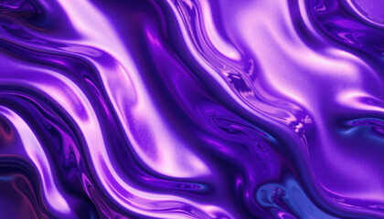 Obraz premium vibrant purple texture with smooth, flowing waves creates dynamic visual effect, perfect for backgrounds or artistic designs