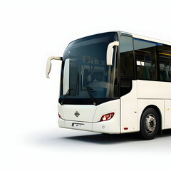 bus in white background