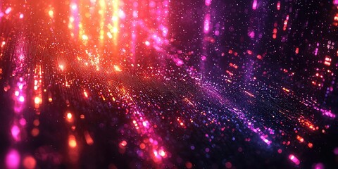 Obraz premium How Streaming Technology Works: An illustration demonstrating streaming technology, showing data streams from servers to devices, including bandwidth, buffering, and cont