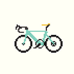 ROAD STREET BIKE PIXEL ART